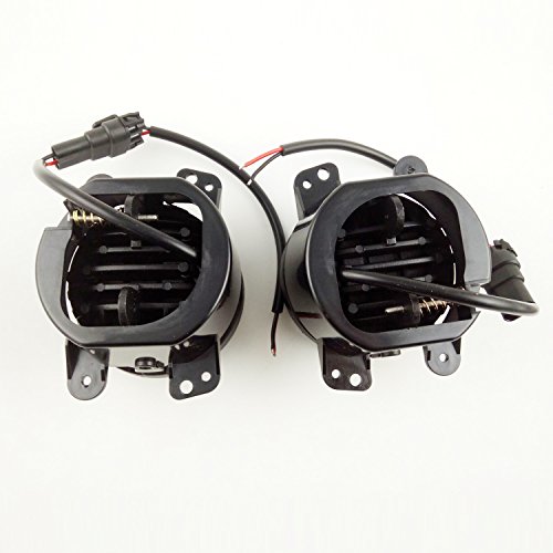 Wecade 2 Pcs 4 Inch 60W Led 4800Lm Fog Lights For Wrangler Jk Tj Lj Tractor Boat Led Fog Lamps Bulb Auto Led Headlight Driving Offroad Lamp #TOP2