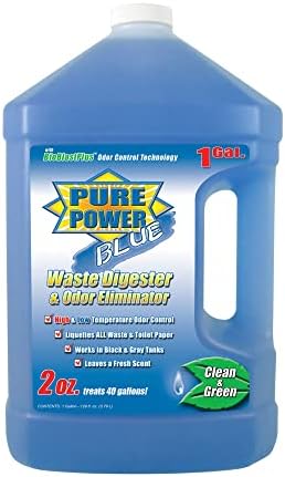 Valterra - V23128 Pure Power Blue Waste Digester and Odor Eliminator - 128-Ounce Bottle