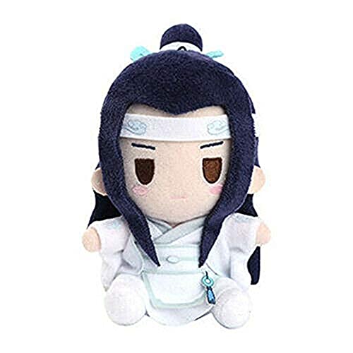 Limited Anime Grandmaster of Demonic Cultivation Wei Wuxian LAN Wangji Plushie Figure Cosplay Plush Dolls Toy Keychain Pendant Gift (LAN wangji)