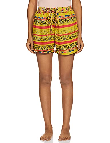 Image of Indigo Women's Bermuda Shorts (Pack of 2) (Aw21 /BLC-092 Lime+ Navy M