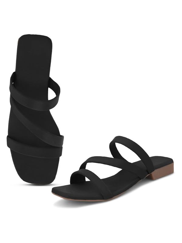 XE Looks Women's Flat Slippers | Strappy Slip-On Design | Soft Cushioned Footbed | Lightweight & Comfortable Slippers For ... - Review, Price and Buying Guide