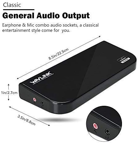 Case de 5, WAVLINK USB 3.0 Docking Station Dual Display HDMI DVI/VGA miniatura 4