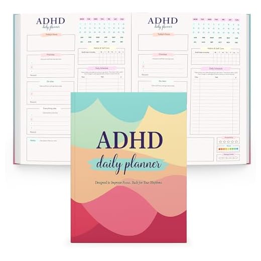 SOL ADHD Daily Planner Notebook