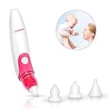 Mouche Bébé SUMGOTT Nez Electrique Charge USB Aspirateur Nettoyeur de Nezs Écran Écurité enfants 3 Niveaux de Puissance [ Nouvelle version]