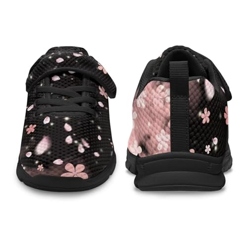 Boys Girls Sneakers Lightweight Non Slip Sports Running Shoes Breathable Strap Athletic Tennis Shoes for Kids US 11-152