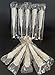 Classic Rock Candy Sticks, Sugar Rock Crystal Lollipops, Individually Wrapped (Pack of 12, Clear White)