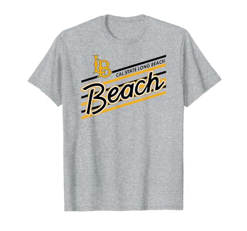 Long Beach State 49ers Retro Performer Gray T-Shirt