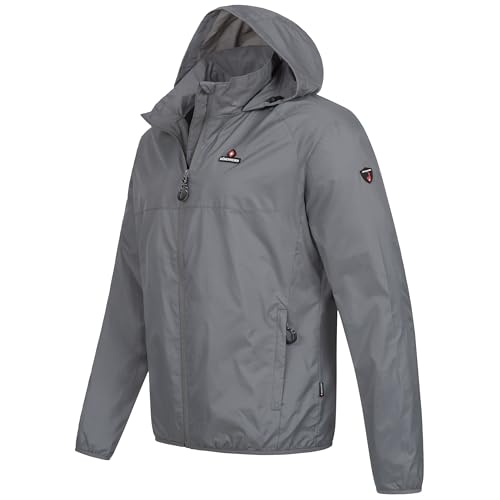 Höhenhorn Rigi Herren Regen Jacke Outdoor Rain Grau Gr. M