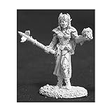 Reaper Female Dark Elf Cleric 02524 Miniatures