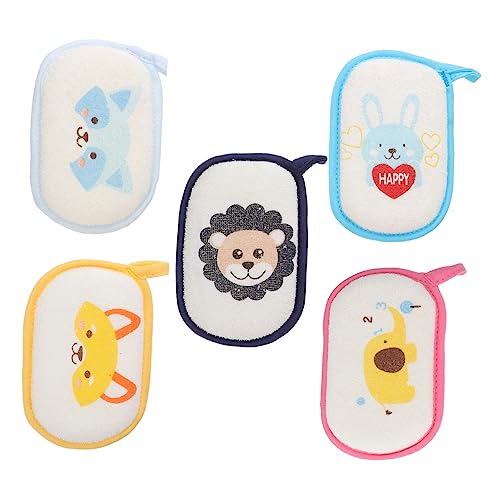 Serviette de bain pratique et éponge amusante pour le rituel du soir des nourrissons