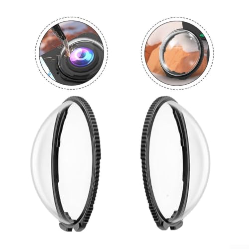 Cubierta de lente para Insta360 X4 de vidrio templado transparente para cámara de acción 5