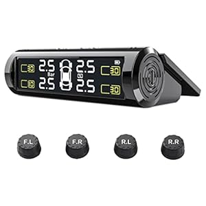 YancioGZ Reifendruckkontrollsystem mit LCD-Display