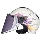 ANWENDBARKEIT: Motorrad, Biker, Roller, Skateboard, Radfahren, Jet, Pilot, Tourenhelm, für Erwachsene, Jugendliche, Männer, Frauen.