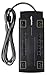 AmazonBasics 12-Outlet Power Strip Surge Protector | 4,320 Joule, 8-Foot Cord