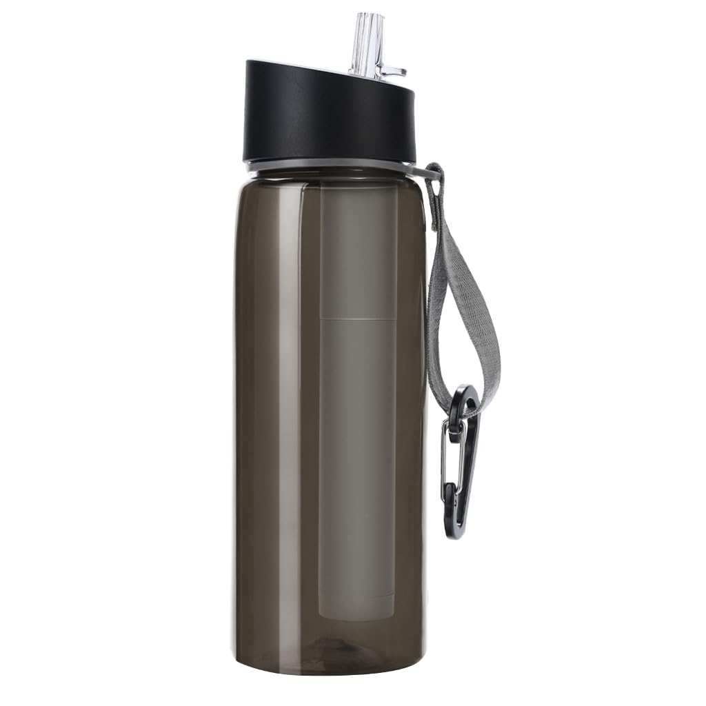 Bouteilles de purificateur d'eau étanches réutilisables de 0,01 micron pour voyage, camping, randonnée