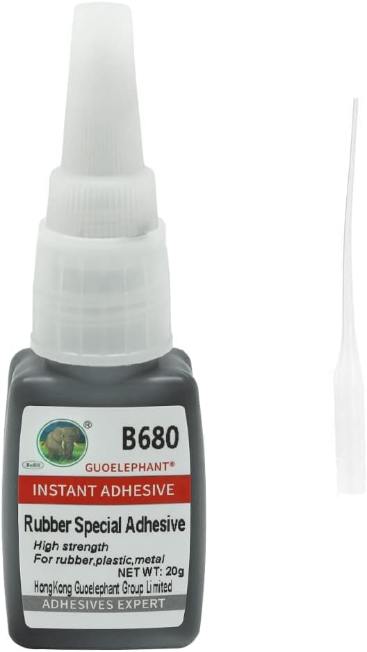 "Rubber Glue 20g,Rubber Adhesive,for bonding Between Rubber and Rubber,Rubber and Other Material.Instant Super Glue for Rubber,tire,DIY Craft,Rubber Edge,Rubber Tube,Rubber Product.