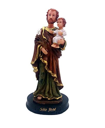 Imagem São José Pai Adotivo De Jesus Escultura 20 Cm Resina