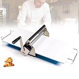 Sfogliatrice Manuale Pieghevole, Sfogliatrice Manuale, Spessore Regolabile (0,5-27 Mm), Sfogliatrice Commerciale Per Prodotti Da Forno, Pizza, Croissant - Per Uso Commerciale E In Cucina Domestica