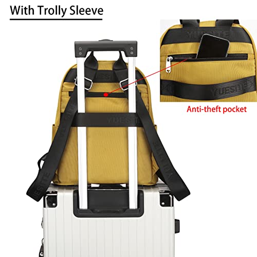 KESUDE Black Backpack Women Laides Rucksack School Bags Lightweight Nylon Shoulder Bag Daily Daypack for Womens, Ladies & Girls Trip Work Shopping - Image 6