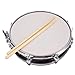 14 Inch Snare Drum, Professional Snare Drum with Drumsticks Key Strap Percussion Musical Instrument for Kids Adult Drummer Beginner (Burgundy