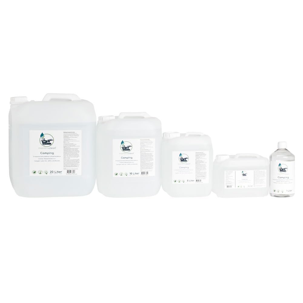 10 Liter membraclean Trinkwasseraufbereitung Camping & Wohnmobile | Für sicheres Trinkwasser unterwegs: Trinkwasser aufbereiten, konservieren und Biofilm abbauen