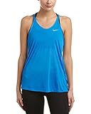 Nike Womens Dri-Fit Cool Breeze Strappy Tank Top Lite Photo Blue 719865-435 Size Medium