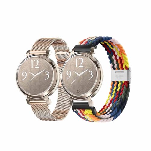 Correa para Garmin Lily 2 reloj, 14mm acero y nylon miniatura 1