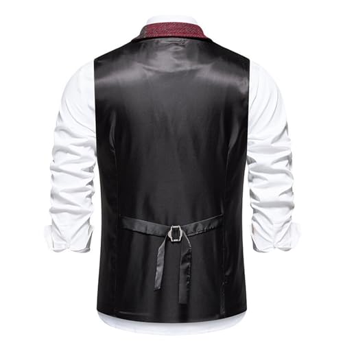 Chaleco patchwork retro de hombre ideal para looks casuales y formales de otoño 3