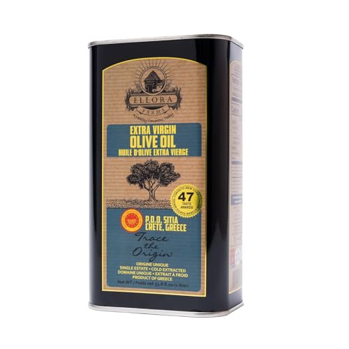 Ellora Farms, Greek Extra Virgin Olive Oil, Certified PDO SITIA,