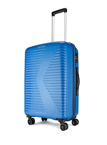 Image of VIP Karl Hard Polycarbonate Trolley Bags Set Of 3 (Small, Medium, Large) | Stylish Luggage Bags Set With Number Lock And 8 Spinner Wheels (Blue), 77 Cm