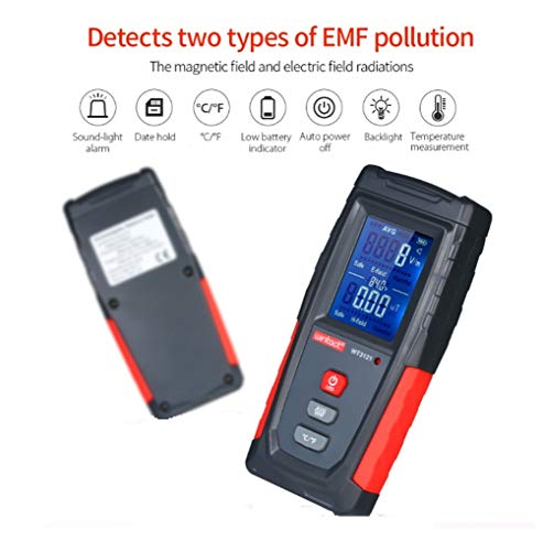 Medidor EMF Digital Detector Radiación Electromagnética miniatura 3