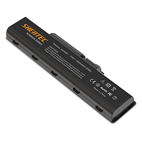Shentec AS09A41 AS09A71 AS09A61 AS09A31 AS09A51 AS09A70 Batería para Acer Aspire 5732Z 5732ZG 5732 5734Z 4732Z 5532 5516 5517 5541 5541G 5732Z eMachines E525 E725 D525 D725 G725 10.8V 4400mAh