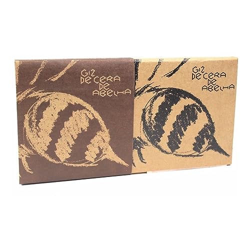 Giz De Cera De Abelha Apiscor Bastão Waldorf Caixa 16 Cores