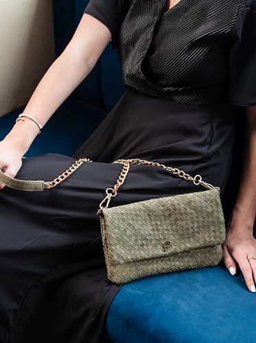 Image of Jild Hobo Style Woven Bag for Women - Soft Handmade Genuine Leather Work Tote Bag - Cross Body Womens Purse