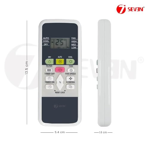 Image of BLACKSHEEP Compatible AC Remote for Hitachi Split AC and Window Air Conditioner The Model of Remote Control is 220A, Exact Match with Original Remote No Pairing Required use New AAA Alkaline Battery