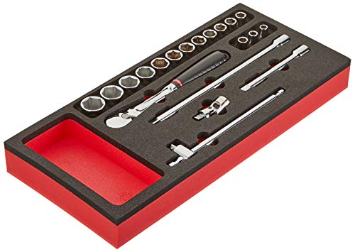 FACOM MODM.S161-212U Modul, Schaumstoff, 12-kant, Grau, 1/2