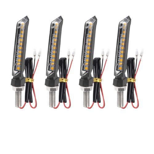 Clignotants LED Moto Universels 12V pour Rouler en Sécurité Clignotant Ambre 8mm momt
