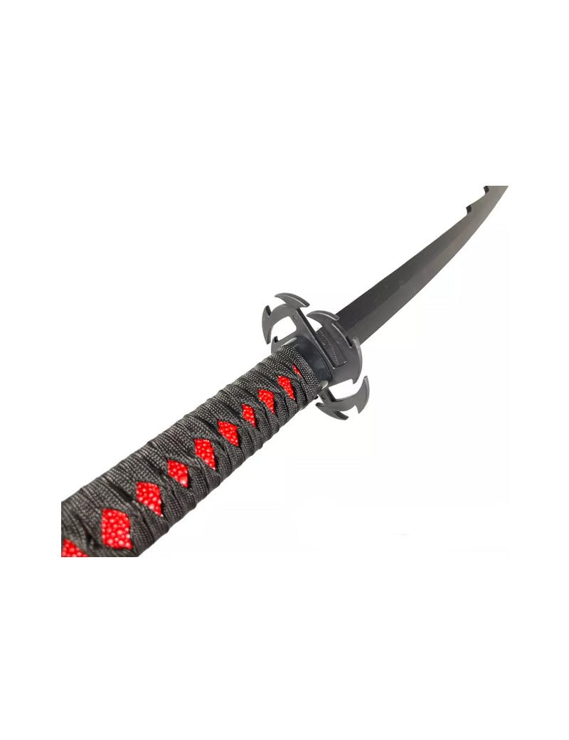 Katana Japonais en Bois Bankai Tensa Zangetsu de Ichigo Kurosaki dans Bleach réplique Cosplay Epée de samourai Anime Sabre en Bois