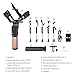FeiyuTech AK2000C Gimbal 3-Axis Handheld Stabilizer for Mirrorless/DSLR Cameras Like Sony a9/a7/A6300/A6400,CANON EOS R,M50,80D,Panasonic GH4,GH5,Nikon Z7,FUJIFILM XT4/XT3,4.85 lb Payload,Quick Charge