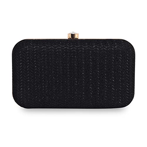Image of ESBEDA Glitter Shine Oval shape Clutch Solid Pattern For Women | Gift For Women