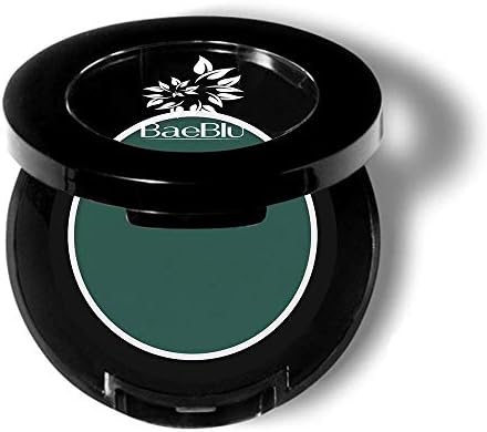 BaeBlu Hypoallergenic Eyeshadow Organic 100% Natural Finely Pressed Velvety Smooth Powder, Made in USA, Camo Green