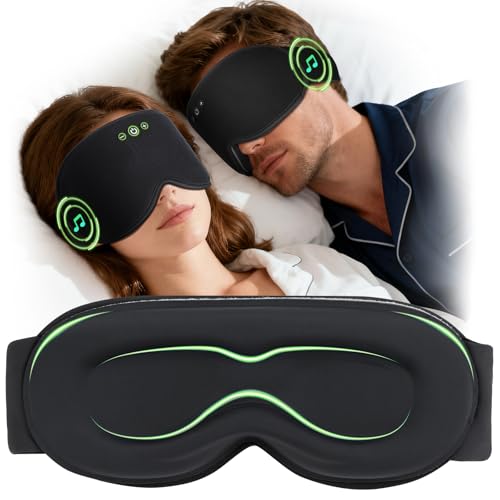 ZHENYEMEI 3D Bluetooth Sleep Mask - 16+hr Battery