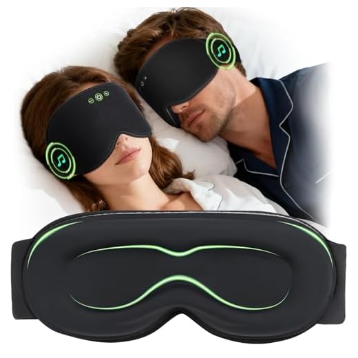 ZHENYEMEI 3D Bluetooth Sleep Headphones Mask