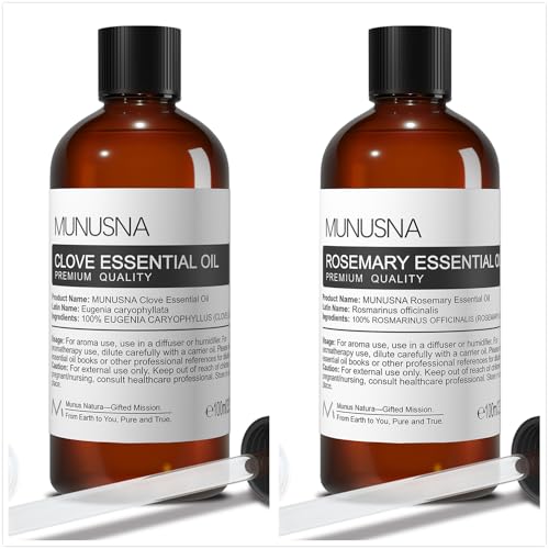 Aceite Esencial de Clavo y Romero para Aromaterapia