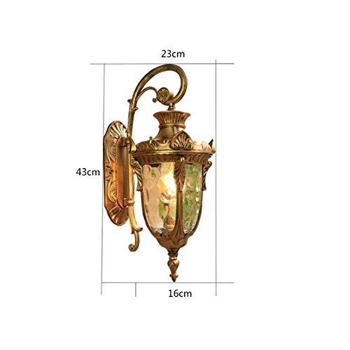 Lumière murale de villa style américain pour façade extérieure - 8