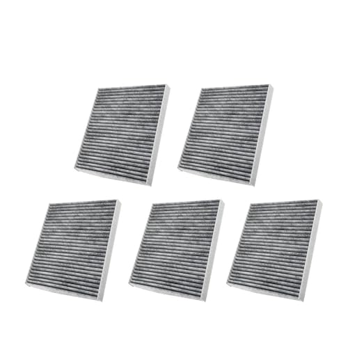 Car Air Filter Compatible With Honda CR-V 2017-2023 Carbon Fiber Cabin Auto Filters 80291-T5R-A01 80291-TF0-405 80291-TF0-E01 CF11182(5PCS)