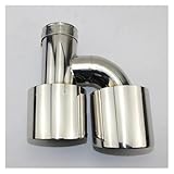 Este tubo de escape de automóvil aumenta efectivamente la presión de escape, reduce el ruido de escape, suaviza el escape, mejora la potencia y le brinda una buena experiencia de conducción. Es un accesorio práctico para la modificación de vehículos.