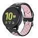 Produktbild Ishim Armband für Galaxy Watch 42mm, 20mm Silikon Sport Ersatzarmband für Galaxy Watch 3 41mm R840/Active 3/Active 2 40mm/Active 44mm/Garmin Vivoactive 3/Vivomove HR Sport