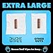 DUDE Wipes On-The-Go Flushable Wipes - 1 Pack, 30 Count - Unscented Extra-Large Individually Wrapped with Vitamin E & Aloe - Septic and Sewer Safe