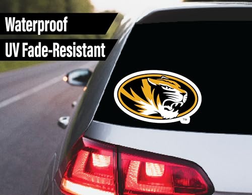 Image of Mizzou Tigers Sticker Variety Pack on Car Water Bottle Phone 14 Pc Gift Set